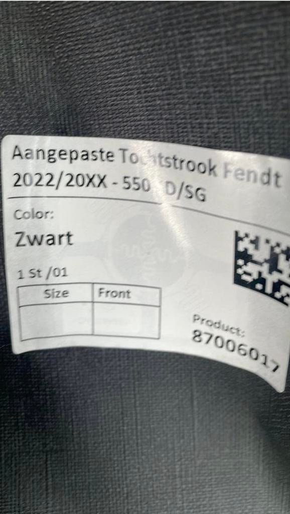 Aangepaste UnicoTochtstrook Fendt 2022/20XX - 550 D/SG, Ophalen of Verzenden, Gebruikt