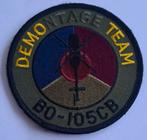 KLu RNLAF patch embleem 299 Squadron BO-105 helicopter, Verzenden, Luchtmacht, Nederland, Embleem of Badge