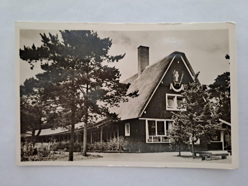 De Hoge Veluwe, Nationale Oark, restaurant De Koperen Kop, Verzamelen, Foto's en Prenten, Ophalen of Verzenden
