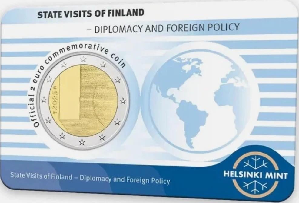 Speciale 2 Euro FINLAND 2025 "Staatsbezoek aan Finland"., Postzegels en Munten, Munten | Europa | Euromunten, Ophalen of Verzenden
