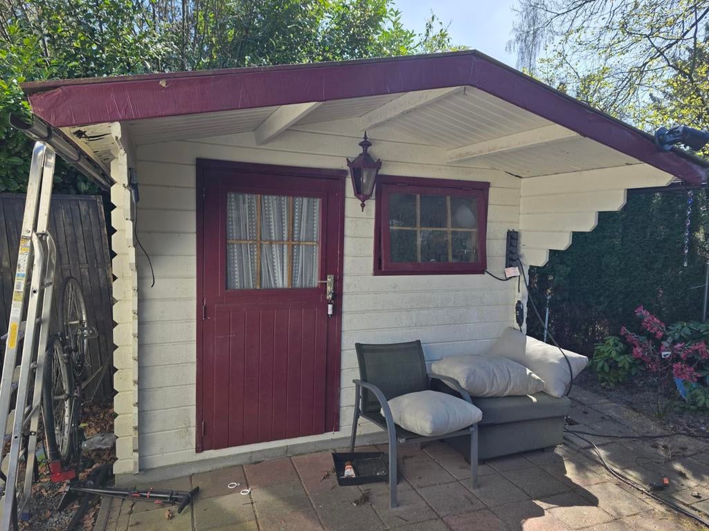 Tuinhuis schuur opslag, Tuin en Terras, Tuinhuizen, Ophalen, Gebruikt, Tuinhuis, 250 tot 500 cm