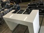 Luxe Dj Booth | Wit Hooglans & Grote Flightcase, Ophalen, Gebruikt, Dj-set, Overige merken