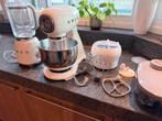 Smeg Keukenmachine & Blender met IJsmaker en Gebakmolen, 4 liter of meer, Gebruikt, 3 snelheden of meer, Ophalen of Verzenden