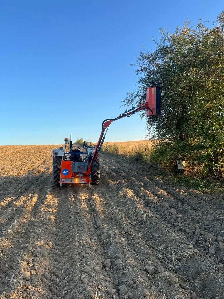 T.C.V GROUP JUSTY 450 berm en kant maaier voor tractor, Ophalen, Zo goed als nieuw, Benzine