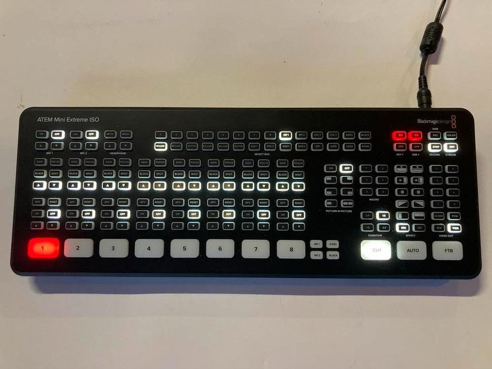 Blackmagic ATEM Mini Extreme ISO, Audio, Tv en Foto, Ophalen of Verzenden, Zo goed als nieuw