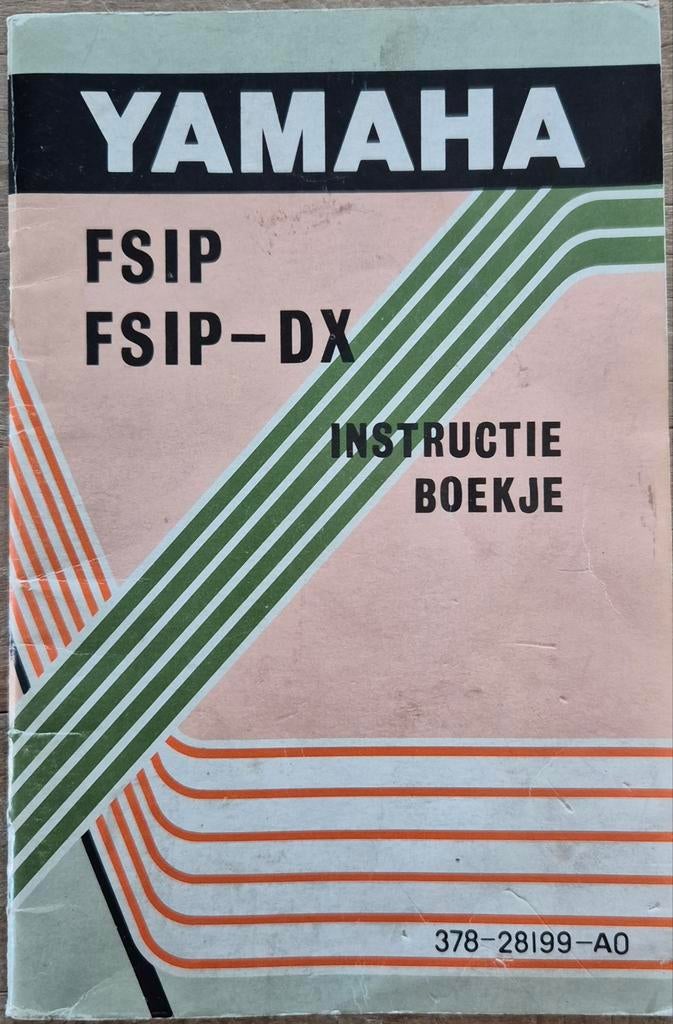 yamaha fs1 378-00 instructieboekje... maart 1973, Ophalen