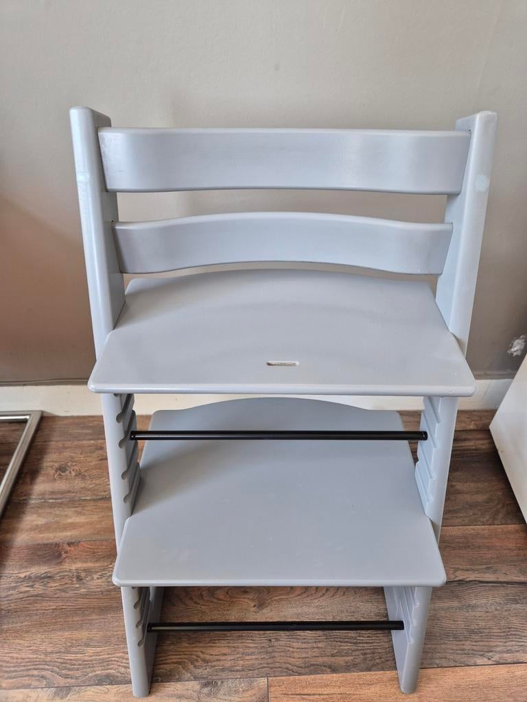 Stokke Tripp Trapp - Storm Grey, Ophalen of Verzenden, Zo goed als nieuw, Meegroeistoel