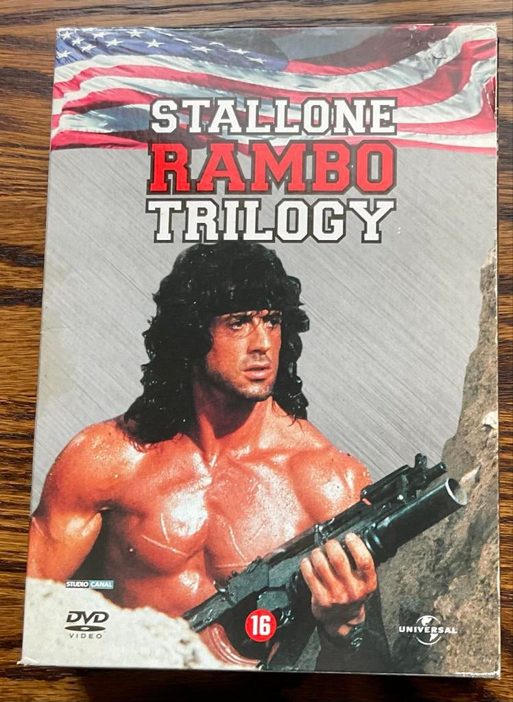 Stallone Rambo Trilogy DVD Boxset - Actieklassiekers, Gebruikt, Vanaf 16 jaar, Boxset, Actie