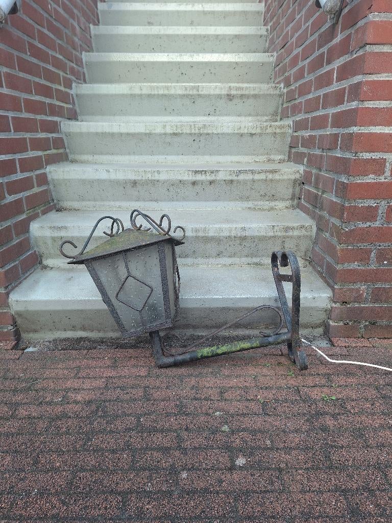 Vintage buitenlamp, Ophalen, Gebruikt, Overige typen, Netvoeding