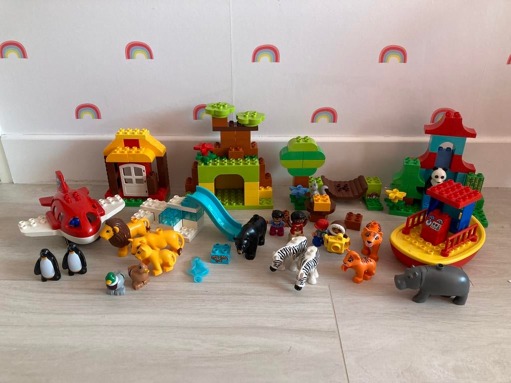 Duplo 10805 around the world, Ophalen of Verzenden, Gebruikt, Duplo