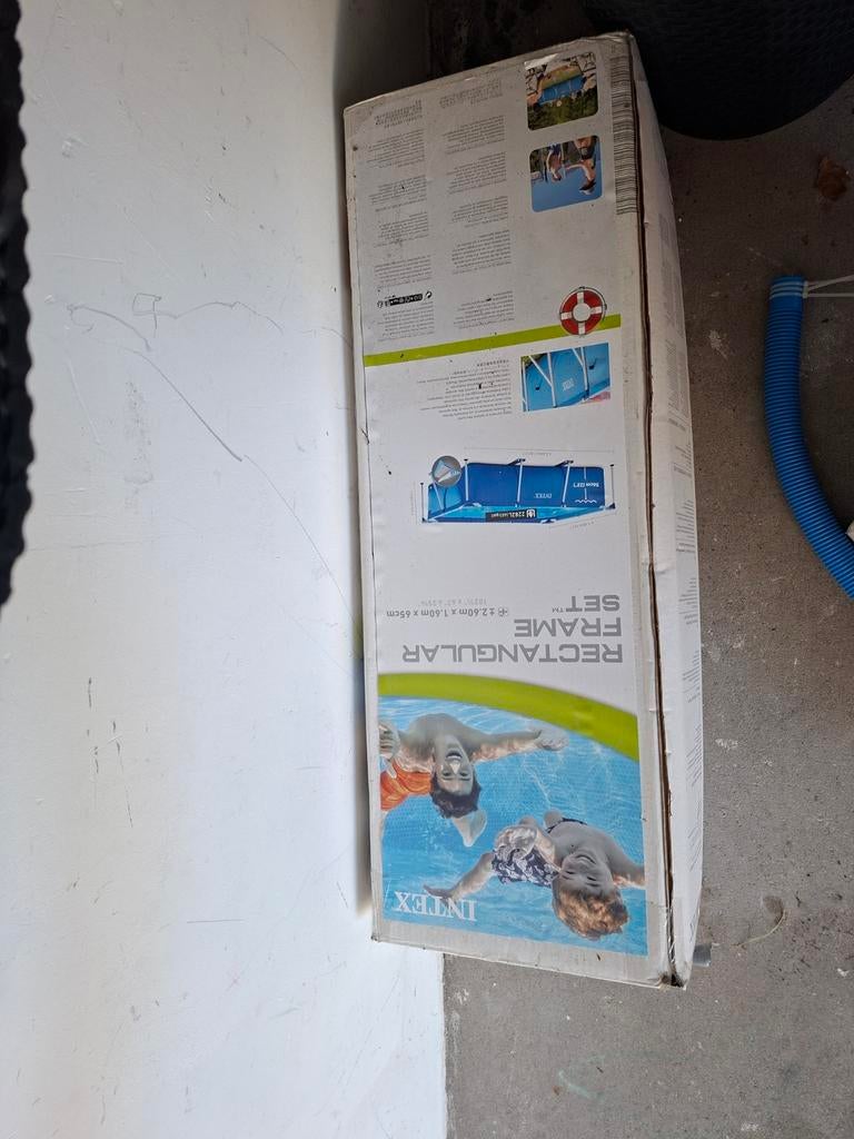 Intex Zwembad 260x160cm met pomp en toebehoren, Tuin en Terras, Zwembaden, Ophalen