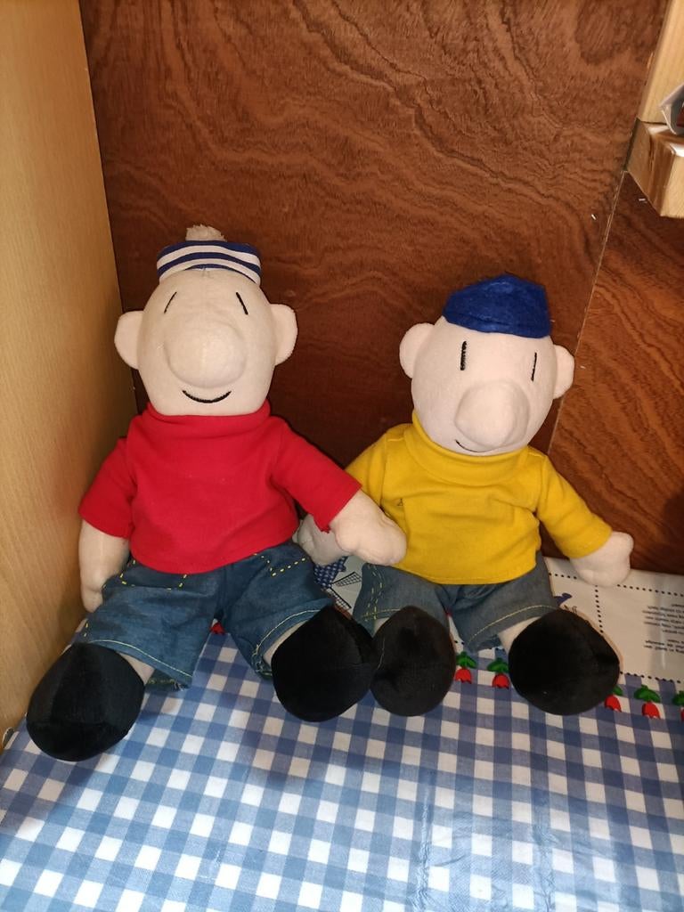 Originele zittende Buurman en Buurman knuffels, Kinderen en Baby's, Speelgoed | Knuffels en Pluche, Ophalen of Verzenden, Zo goed als nieuw