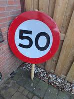 Verkeersbord 50, 50 jaar, Abraham Sara, Ophalen, Gebruikt, Abraham of Sarah