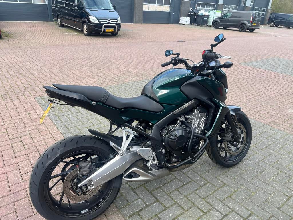 Honda CB650F Austin Martin Groene, Motoren, Motoren | Honda, LED Verlichting, 4 cilinders, Gebruikt, Particulier
