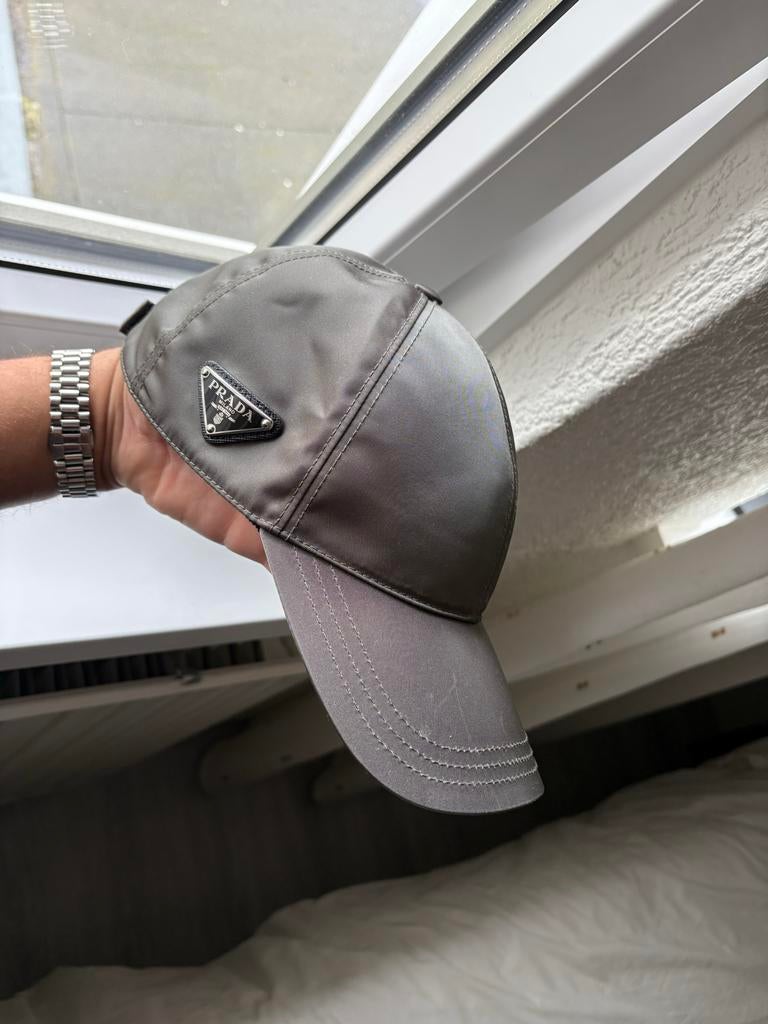 Prada Baseball Cap Forest Green M, Ophalen, Zo goed als nieuw, 57 cm (M, 7⅛ inch) of minder, Pet