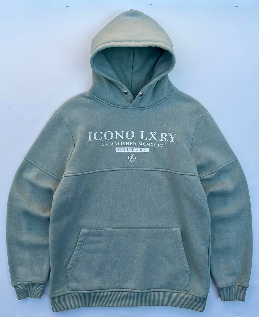 Icono LXRY hoodie groen heren maat M, Kleding | Heren, Ophalen of Verzenden, Zo goed als nieuw, Groen