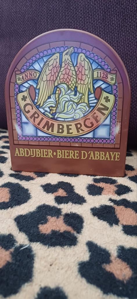 Grimbergen retro viltjes houder, Ophalen of Verzenden, Zo goed als nieuw, Viltje(s), Overige merken