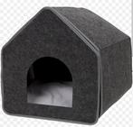 Kattenmand kattenhuisje nieuw grijs, Dieren en Toebehoren, Kattenmanden, Ophalen of Verzenden, Nieuw, Vilt