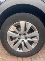 Lichtmetalen velgen (4) 17 inch + winterbanden Peugeot, Auto-onderdelen, Ophalen, Banden en Velgen, 17 inch, Winterbanden