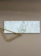 Gratis Marmeren wandplank met gouden houder, Ophalen, Zo goed als nieuw