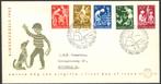Nederland FDC E54 Met Adres, Kinderpostzegels 1962, Postzegels en Munten, Ophalen of Verzenden, Beschreven, Nederland