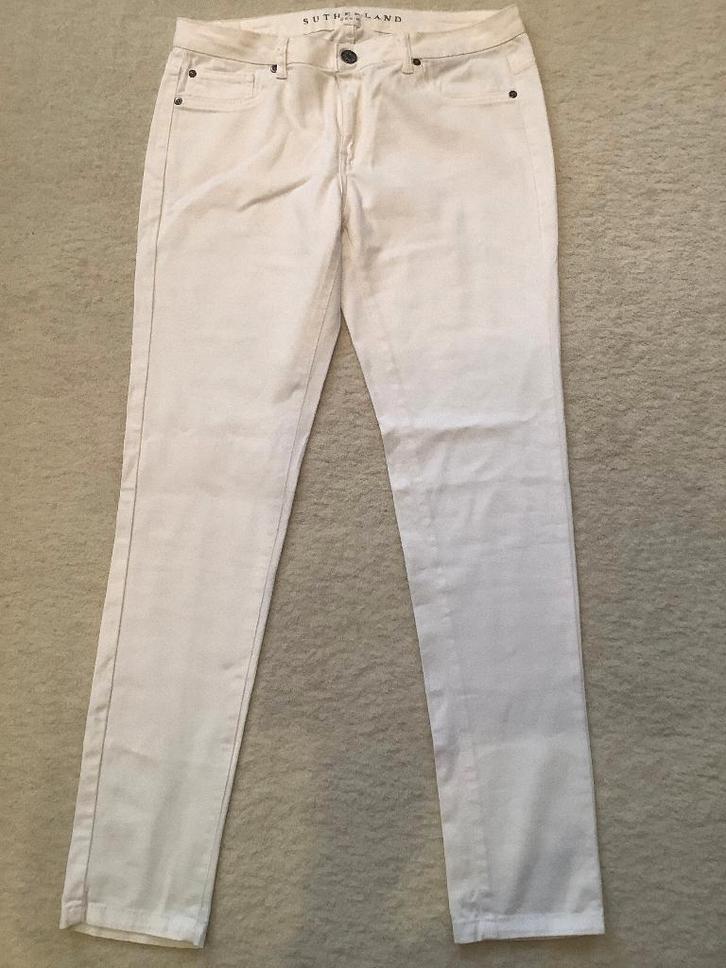 Leuke spijkerbroek van Sutherland denim, maat XL. Wit., Kleding | Dames, Spijkerbroeken en Jeans, Zo goed als nieuw, W33 - W36 (confectie 42/44)