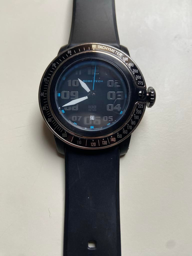 Sobe-Tech Horloge met Zwitsers uurwerk, Overige merken, Overige materialen, Gebruikt, Polshorloge