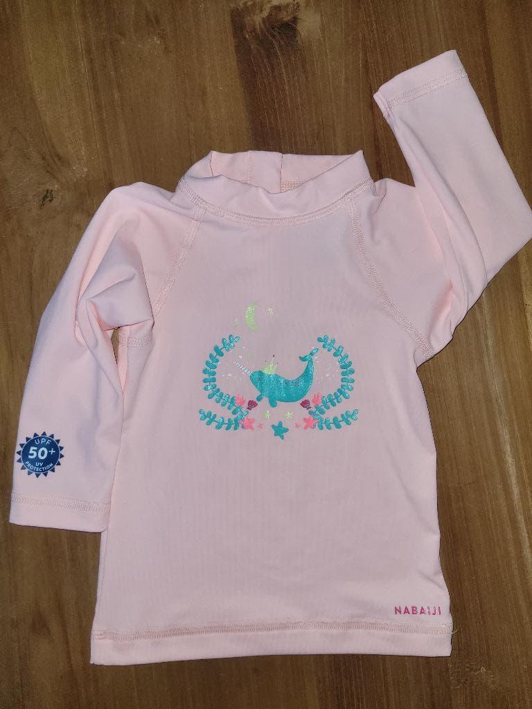 ZwemShirt UV 50+ Mt 74   Nabaiji, Nabaiji, One size, Ophalen of Verzenden, Zo goed als nieuw