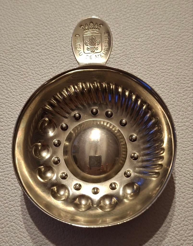 Antieke Tastevin-Wijnproever Chateau de Meursault, Verzamelen, Wijnen, Ophalen of Verzenden, Frankrijk, Rode wijn