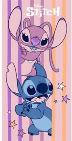 Stitch en Angel Badlaken - Sneldrogend - Disney Strandlaken, Ophalen of Verzenden, Nieuw, Stitch