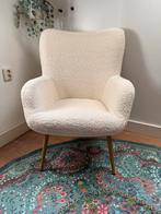 Luxe teddy boucle fauteuil 2 stuks, Huis en Inrichting, Fauteuils, Ophalen, Zo goed als nieuw, 75 tot 100 cm, 50 tot 75 cm