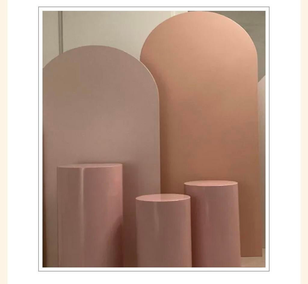 Te koop: Set van Roze Zuilen, Huis en Inrichting, Woonaccessoires | Zuilen en Pilaren, Ophalen of Verzenden, Zo goed als nieuw