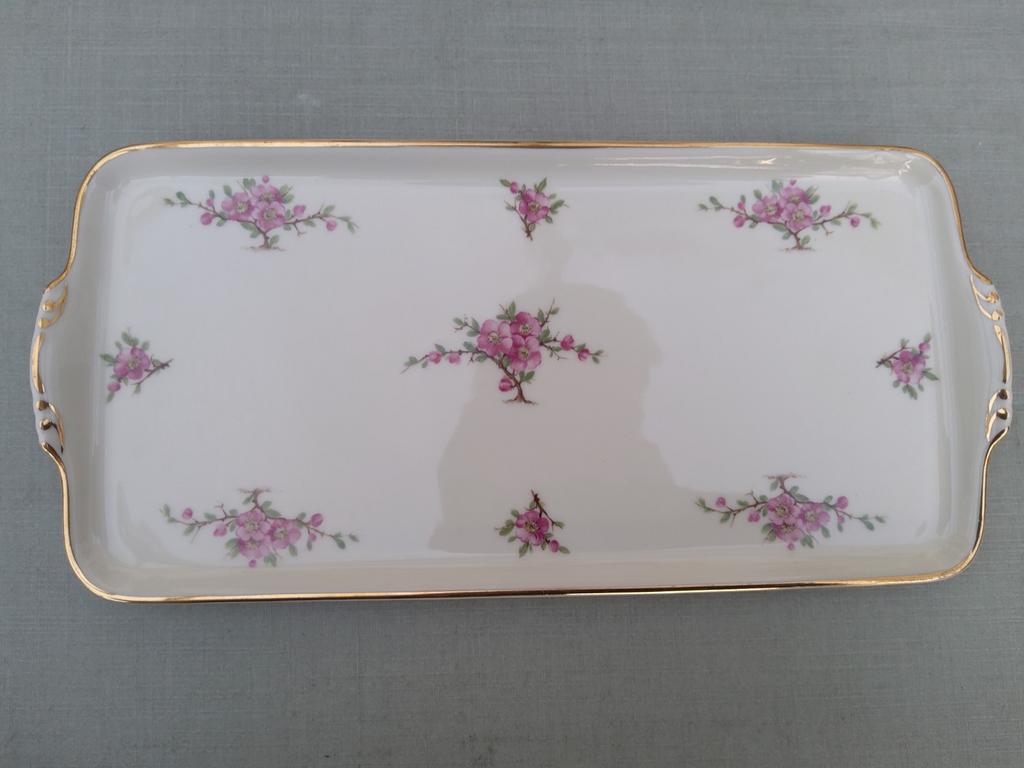 Hutschenreuther Hohenberg Germany  - Cakeschaal Appelbloesem, Ophalen of Verzenden