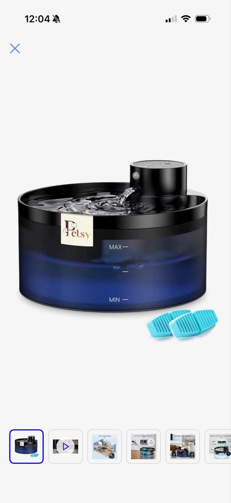 Drinkfontein, 3,2L, nieuw, 3 standen., Dieren en Toebehoren, Katten-accessoires, Ophalen of Verzenden, Nieuw