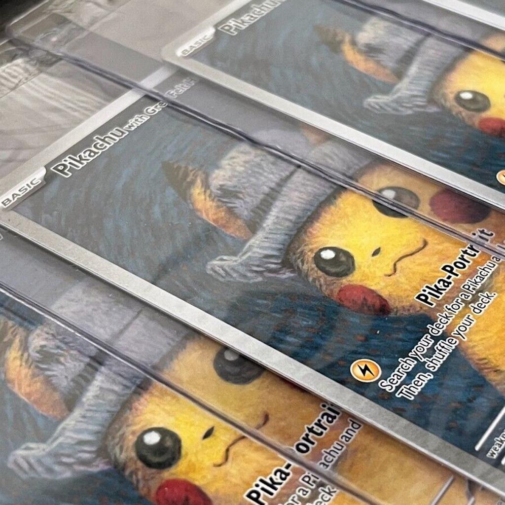 GEZOCHT: Pikachu van gogh with grey felt hat, Hobby en Vrije tijd, Verzamelkaartspellen | Pokémon, Zo goed als nieuw, Ophalen of Verzenden