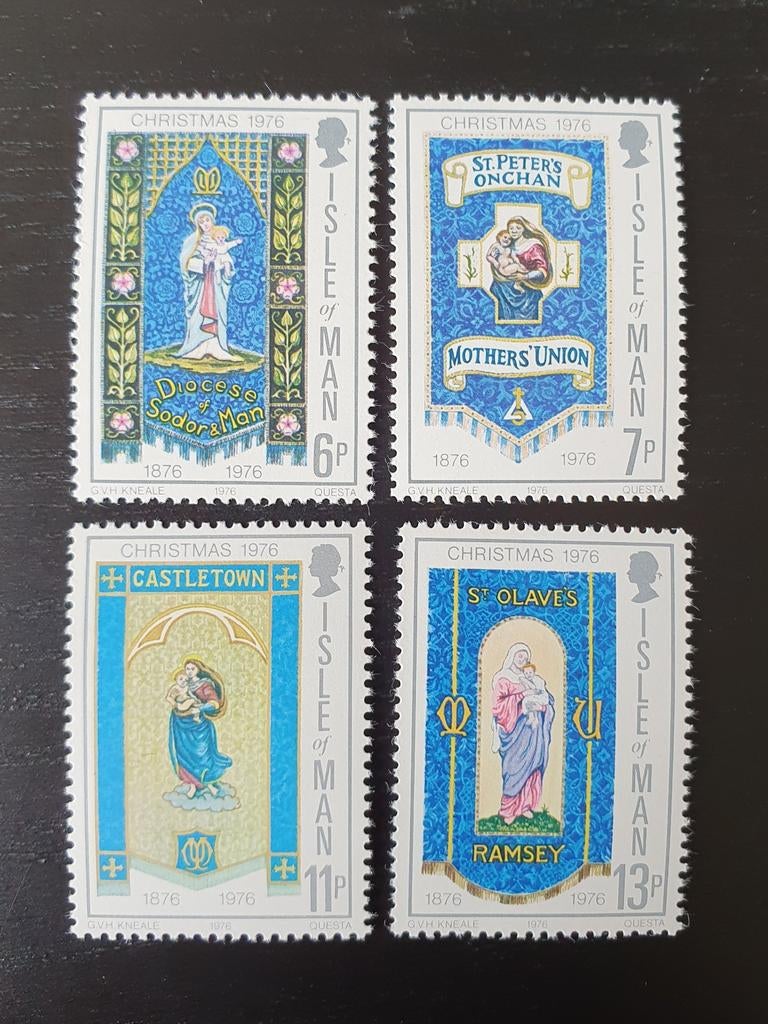 Isle of Man 1976 Kerstmis Michel 88-91 postfris, Verzenden, Postfris, Overige thema's