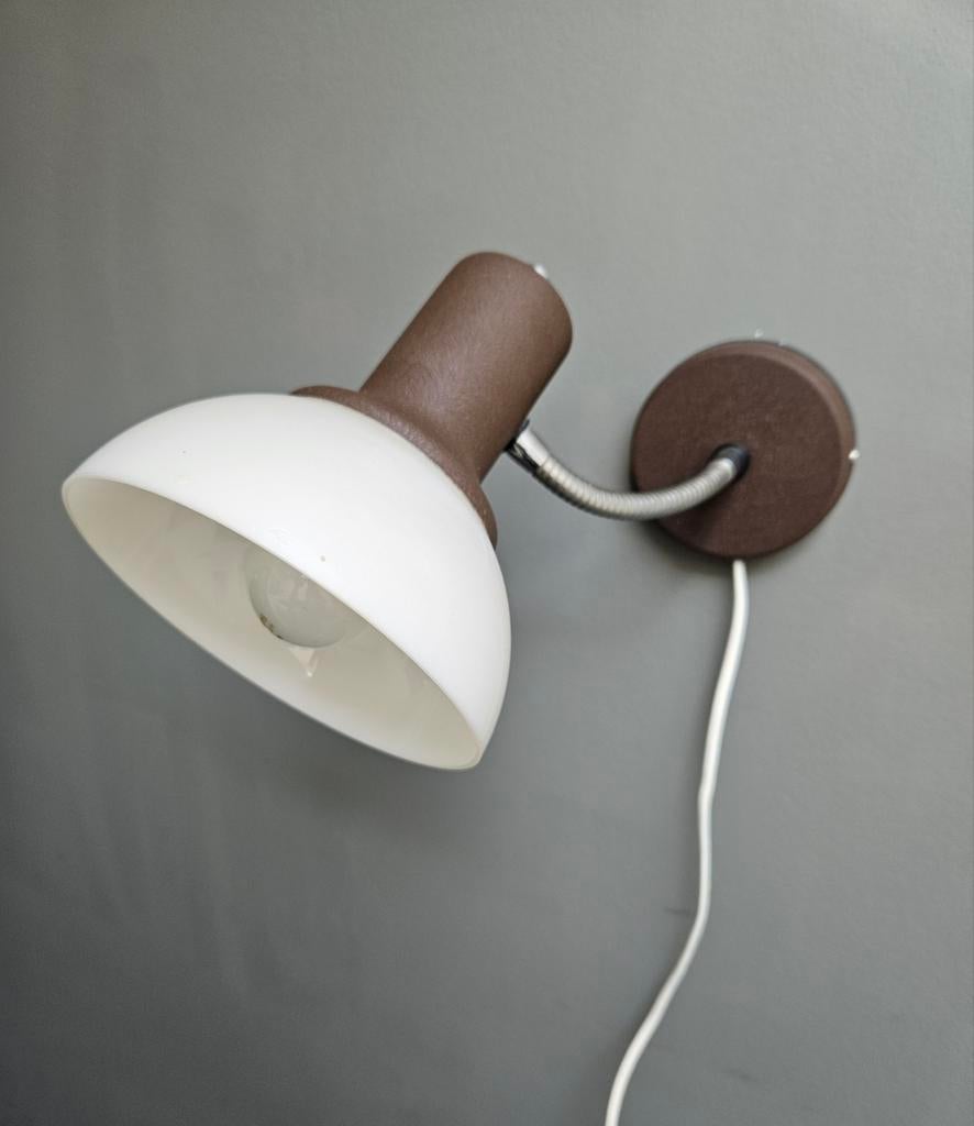 Mid Century Mushroom Wandlamp Jaren 70, Ophalen of Verzenden