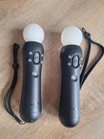 2 Sony PlayStation Move Motion Controllers V2, S, Ophalen of Verzenden, Zo goed als nieuw, S