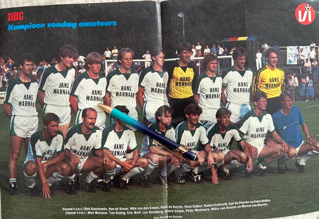 Poster DHC Delft uit 1983, Ophalen of Verzenden, Gebruikt, A4 of kleiner, Overige onderwerpen