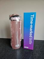 Roze drinkfles 1000ml met tijdmarkeringen - Nieuw, Ophalen of Verzenden, Nieuw