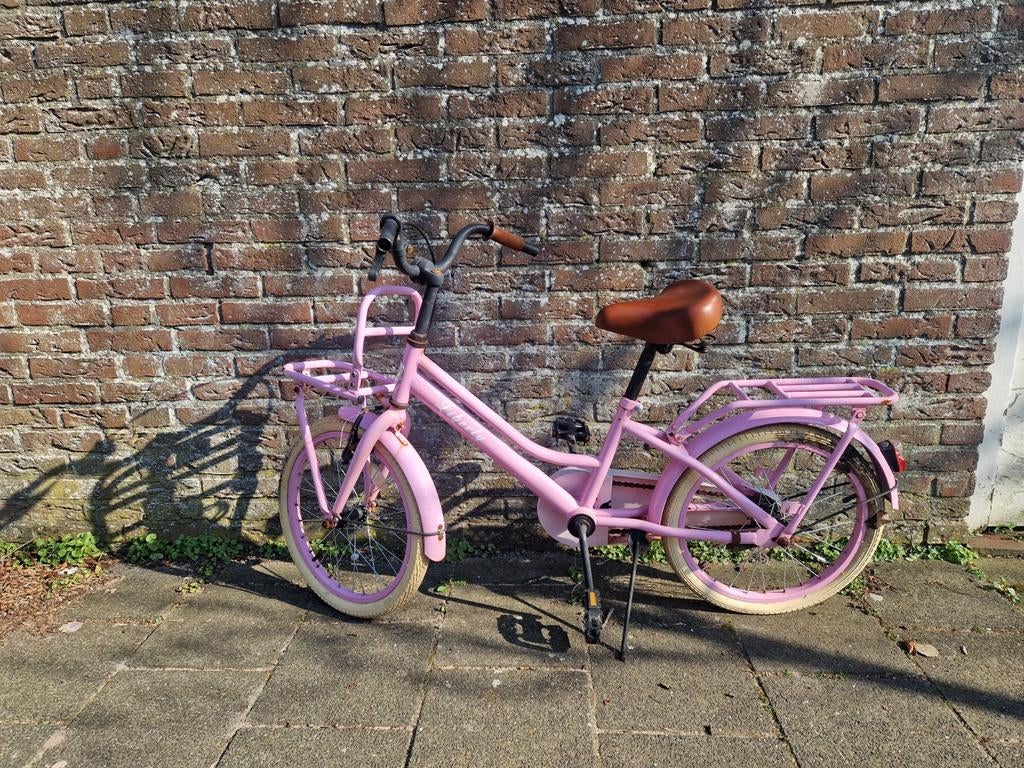 Liberty kinderfiets 18 inch lichtroze, Ophalen, Gebruikt, Liberty, Handrem