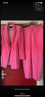 Zara roze blazer en broek set - Maat M, Ophalen of Verzenden, Zo goed als nieuw, Maat 38/40 (M), Roze