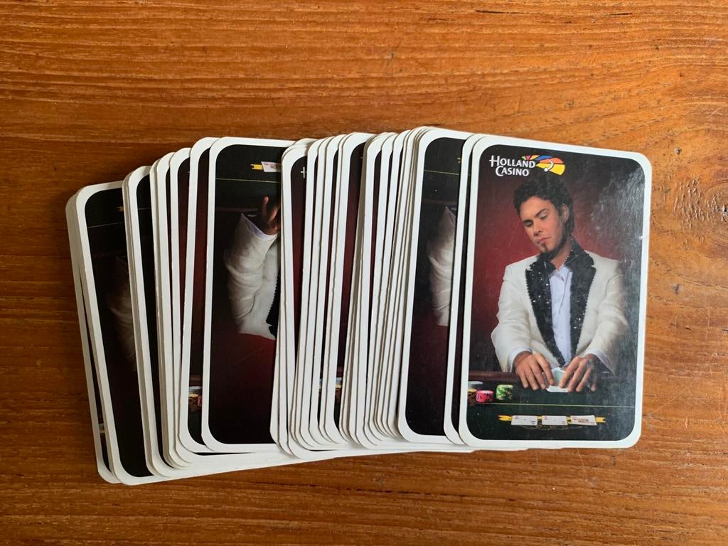 Stok speelkaarten Holland Casino, Ophalen of Verzenden, Zo goed als nieuw, Speelkaart(en)