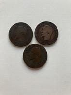 3x 10 centimes Frankrijk 1850s samen voor €0,50, Verzenden, Frankrijk