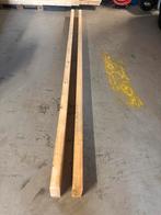 11 Houten balken 4m lang, 169mm hoog, 69mm dik, Doe-het-zelf en Verbouw, Hout en Planken, Ophalen, Zo goed als nieuw, Balk, Vuren
