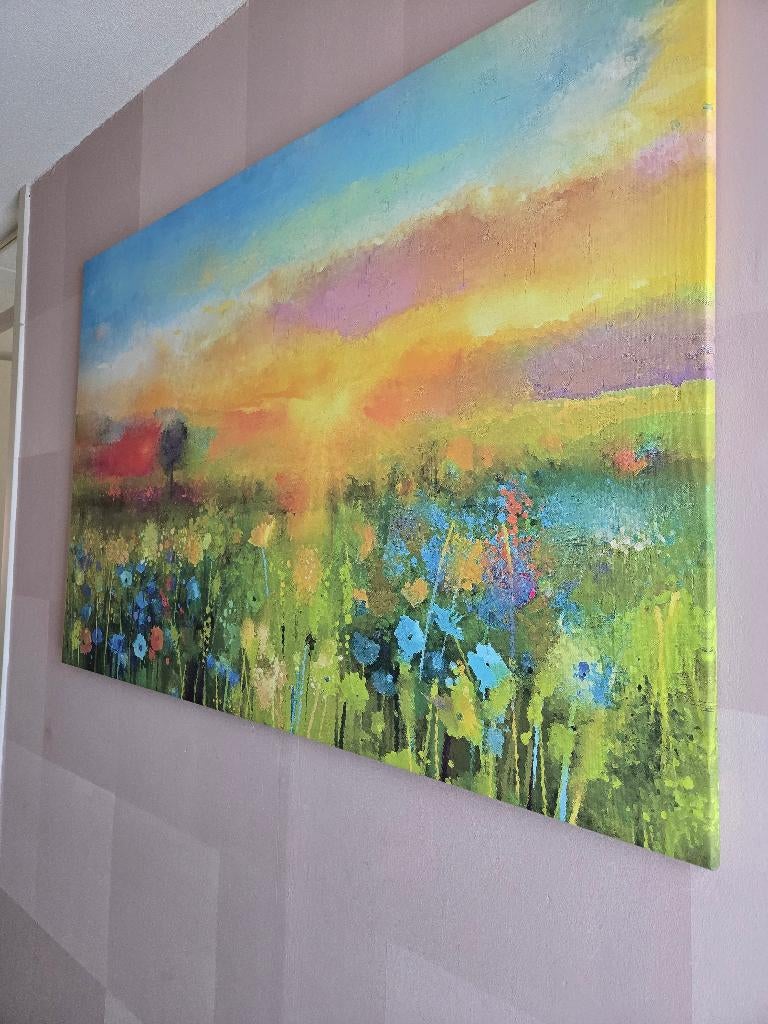 Groot canvas schilderij, Ophalen, 125 cm of meer, Zo goed als nieuw, Schilderij