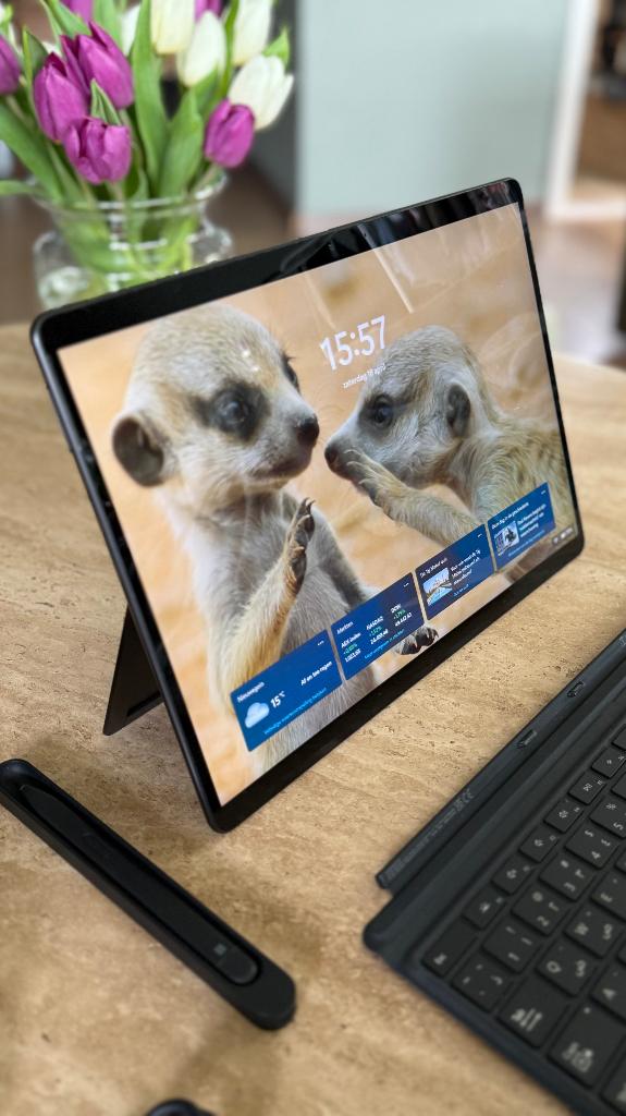 Microsoft Surface Pro 8 met pen, Computers en Software, Windows Laptops, 2 tot 3 Ghz, Qwerty, 8 GB, 13 inch