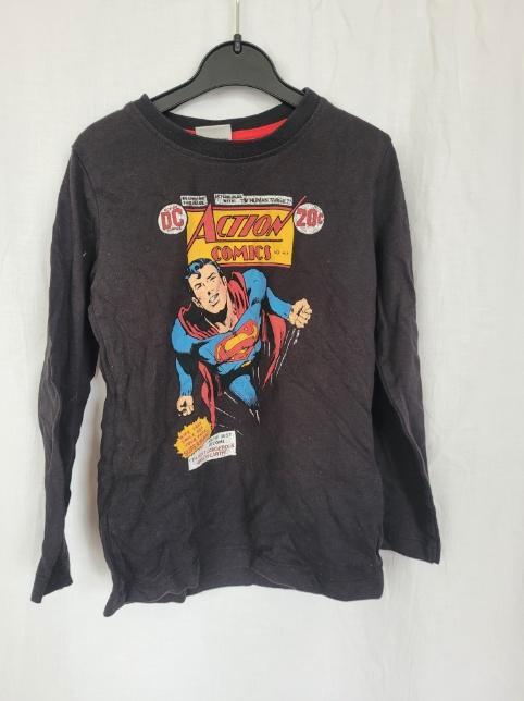Stoere super man longsleeve mt 198/104 merk DC Commics, Kinderen en Baby's, Kinderkleding | Maat 98, Zo goed als nieuw, Jongen