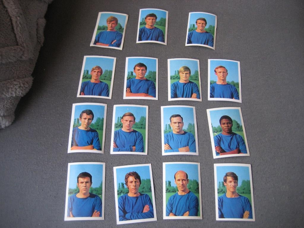 oude haarlem voetbal plaatjes, Ophalen of Verzenden, Gebruikt, Meerdere plaatjes