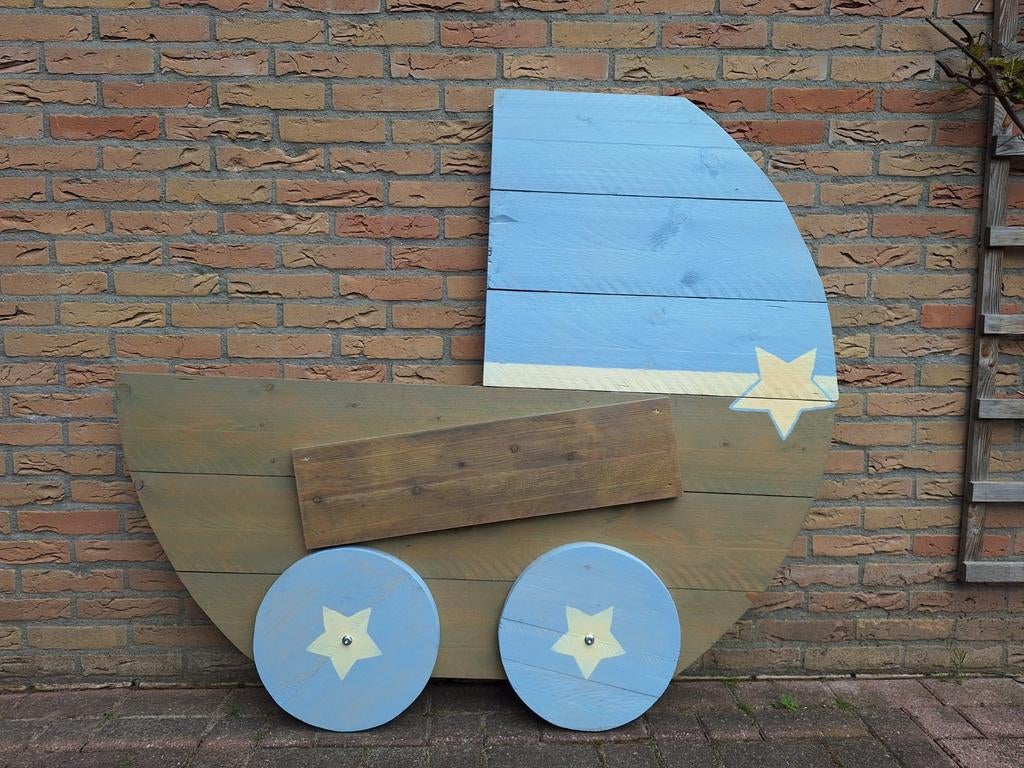 Geboortebord jongens, Ophalen of Verzenden, Rechthoekig, Minder dan 100 cm